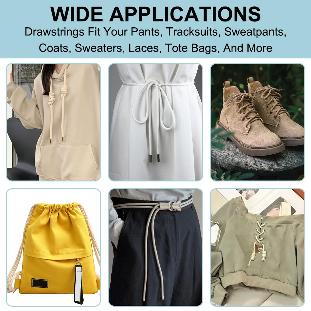 Amazon.com: BENECREAT 20 Yards Black Hoodie String Replacement